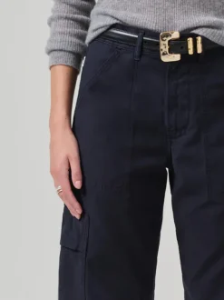 Marcelle Low Slung Cargo in True Navy