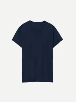 Mariela Crewneck Tee in Dark Navy