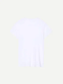 Mariela Crewneck Tee in White
