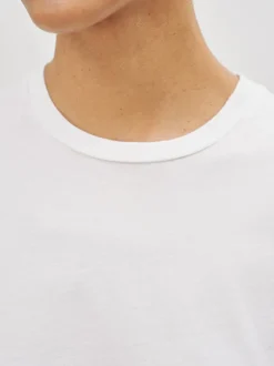Mariela Crewneck Tee in White