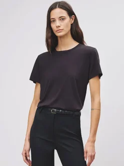 Marley Tee in Jet Black
