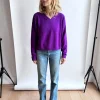 Mathilde Knit in Magenta