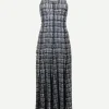 Matilda Dress in Black/Off White
