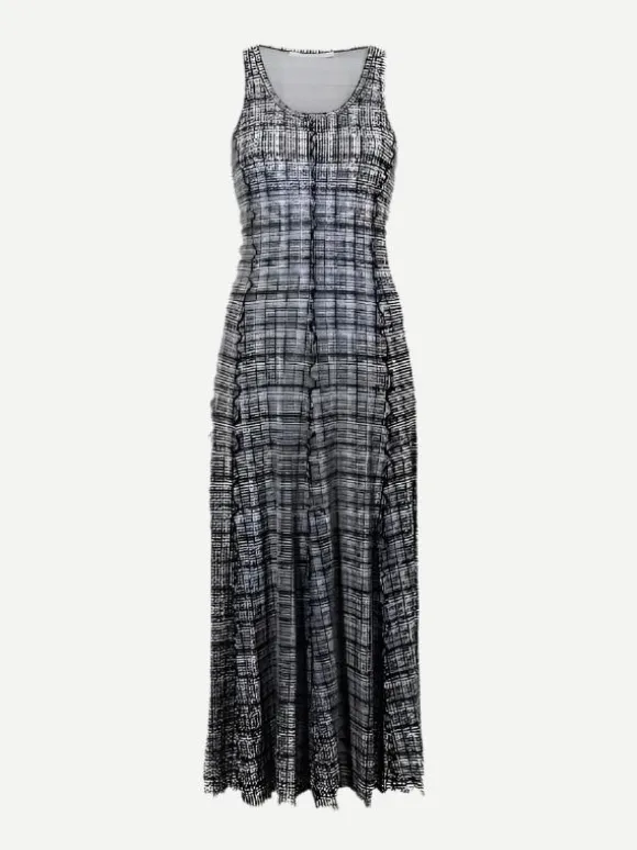 Matilda Dress in Black/Off White