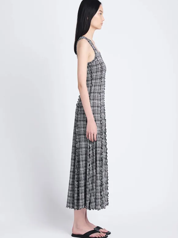 Matilda Dress in Black/Off White