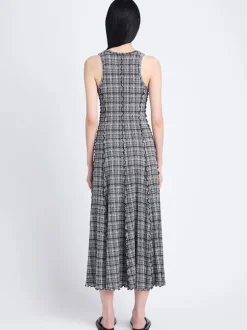 Matilda Dress in Black/Off White