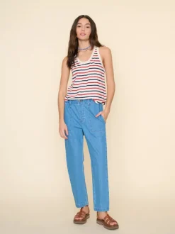 Mercer Pant in Mid Blue