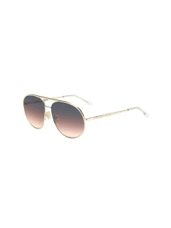 Metallic Aviators in Rose Gold