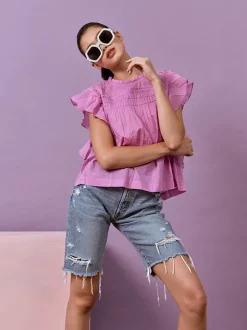 MV Trosper Bermuda Shorts in Light Blue