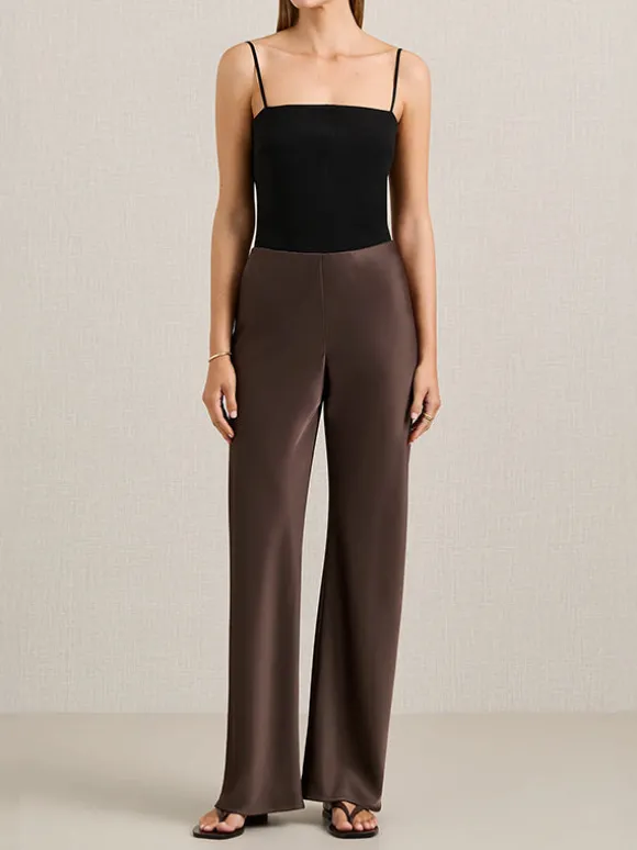 Myrna Pant in Chocolate