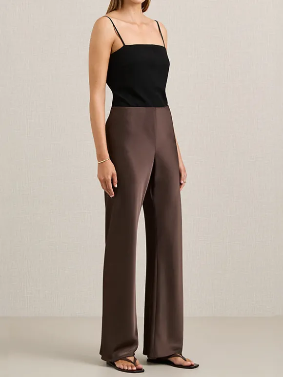 Myrna Pant in Chocolate