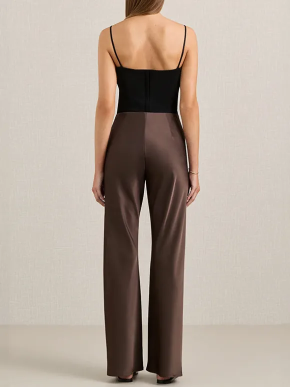 Myrna Pant in Chocolate
