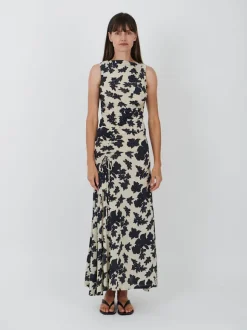 Natalia Dress in Moonflower