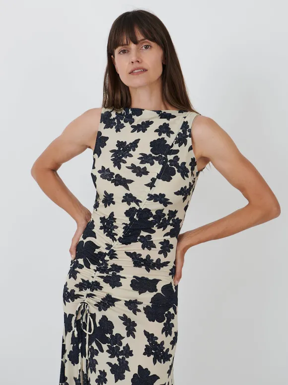 Natalia Dress in Moonflower