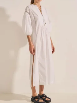 Nephele Dress in White