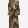 Nesly Dress in Black/Ochre
