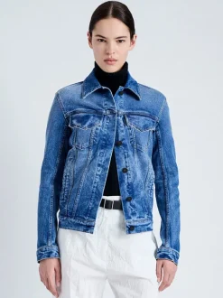 Newman Jacket in Medium Blue