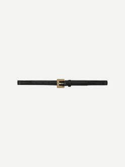 Nicola Belt in Black with Gold
