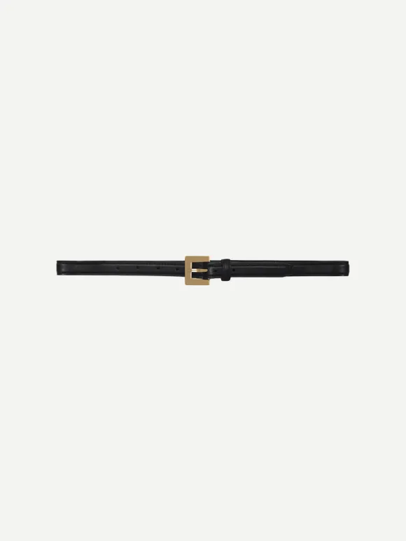 Nicola Belt in Black with Gold