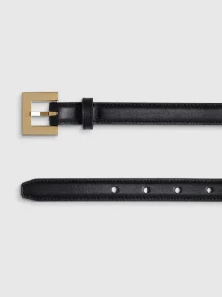 Nicola Belt in Black with Gold
