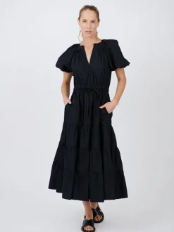 Olina Dress in Noir