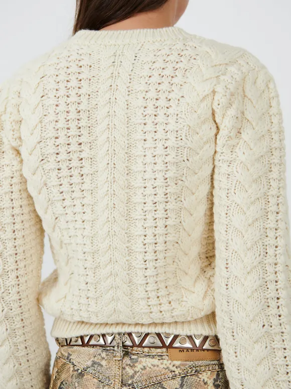 Otillia Pullover in Ecru
