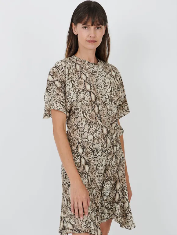 Ozany Skirt in Natural Python