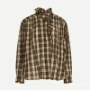 Pamias Top in Black/Ochre