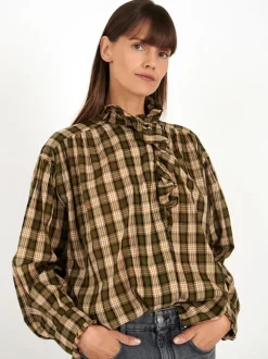 Pamias Top in Black/Ochre