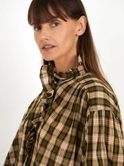 Pamias Top in Black/Ochre
