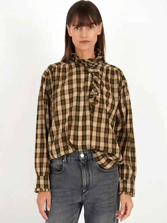 Pamias Top in Black/Ochre