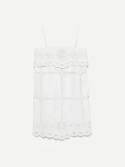 Parvedy Dress in White