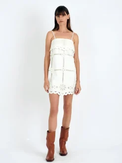 Parvedy Dress in White