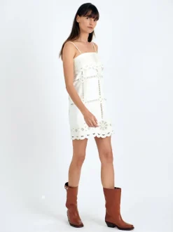 Parvedy Dress in White