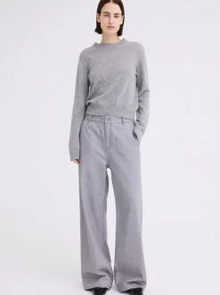 Peter Sweater in Mid Grey Marle