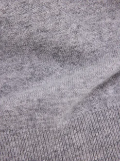 Peter Sweater in Mid Grey Marle
