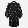Pistis Shirtdress in Black/White