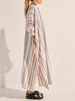 Pollux Maxi Dress in Byron Stripe
