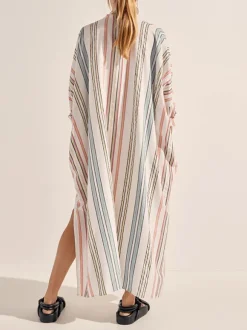 Pollux Maxi Dress in Byron Stripe