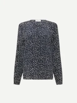 Popover Tie Blouse in Dandelion