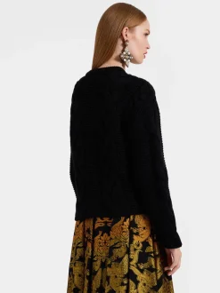 Portrait Cardigan in Black