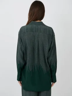 Pyjama Shirt in Green Chain