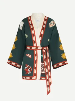 Quincy Robe Peacock