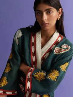 Quincy Robe Peacock