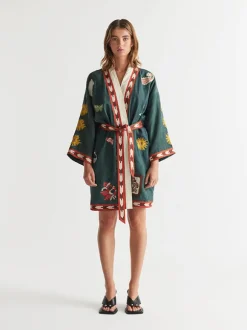 Quincy Robe Peacock