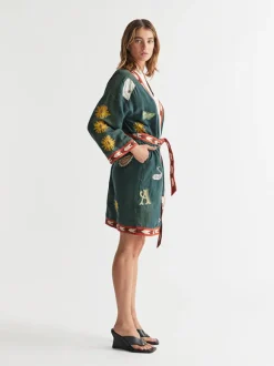 Quincy Robe Peacock