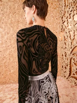 Quinn Blouse in Noir