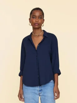 Quinn Shirt in Navy