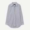 Raphael Classic Shirt in Navy Stripe