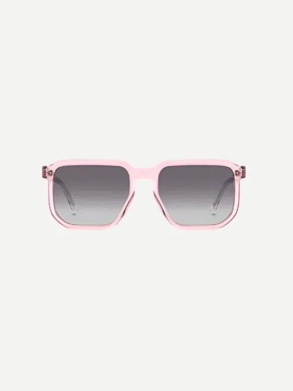 Rectangle Sunglasses in Pale Pink